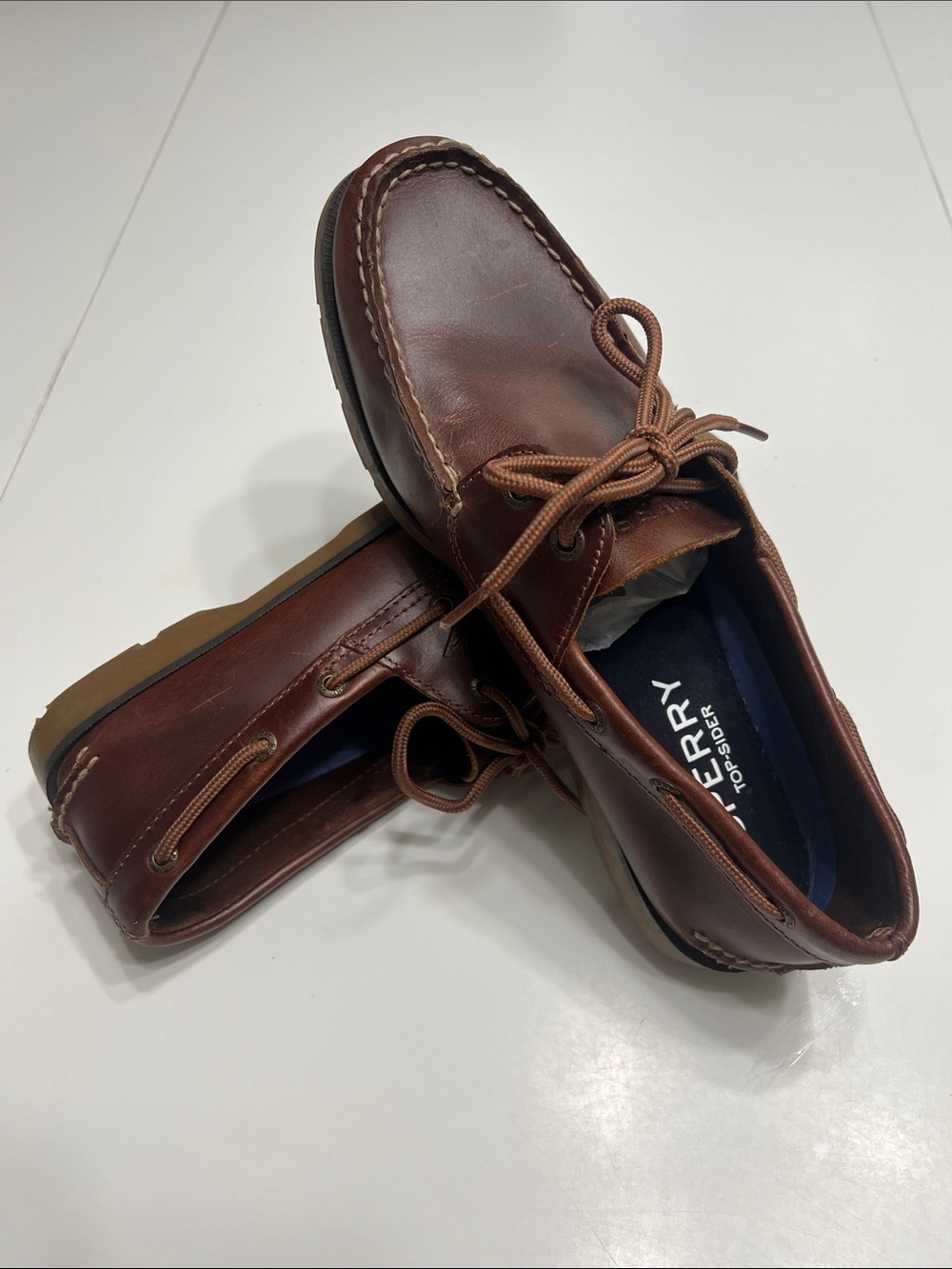 Sperry Brown Leather Classic Boat Shoes